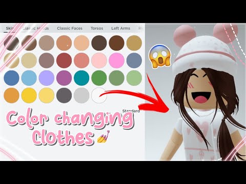 OMG NEW COLOR CHANGING CLOTHES IN ROBLOX 😱🤩💅