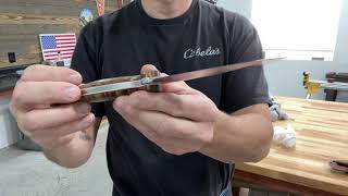 Stan’s custom hand made knife- The Montana with gut hook- full video display