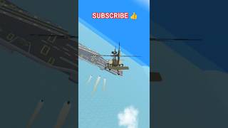 Jack attacked aircraft carrier 😱🔥☠️ #gaming #dudetheftwars #aircraftcarrier #helicopter #airforce