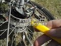 自転車のパンク修理方法 マルニ工具使用