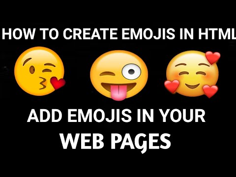 HTML Tutorial-4|| HTML EMOJIS || HOW TO ADD EMOJIS IN YOUR WEBPAGE BY CODE|| BEST FORMULA TO USE..