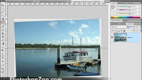 Photoshop CS4 - How to Straighten Your Photos