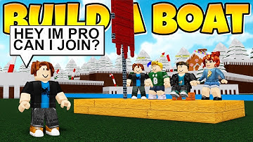 UNDERCOVER PRO JOINS NOOB TEAM *Weird...* Build a Boat