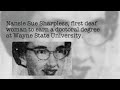 Women History Month: Nansie Sue Sharpless