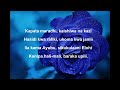 Elohi Tembea Nami - Lyrics Video