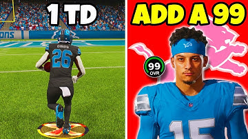 Score A Touchdown = Add A 99 Overall To The Lions