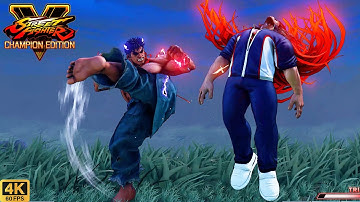 Street Fighter V | Kage 💥 Necalli | CPU vs CPU AI vs AI (hardest difficulty level)