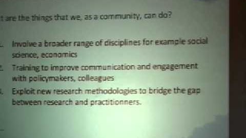 ICCROM Forum 2013 (Day 1) - Discussion Group reports