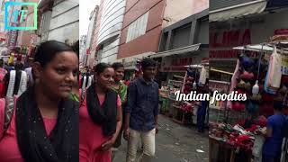 People walking near at old saravana stores Ranganathan Street  T Nagar chennai