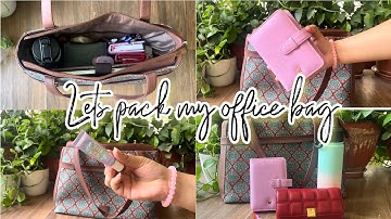 Office Bag Organization! Lets pack my office work bag