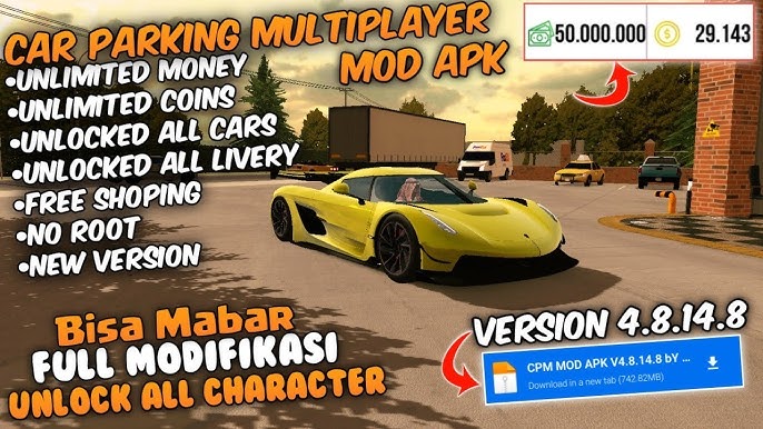 Car Parking Multiplayer Mod APK (All Cars Unlocked) 4.8.14.8 (Unlimited/ Unlocked)