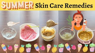 DIY SUMMER SKINCARE REMEDIES|HOW TO TREAT ACNE,SUNBURN,BODY ODOUR,TAN REMOVAL|DIY NATURAL FACE MASK