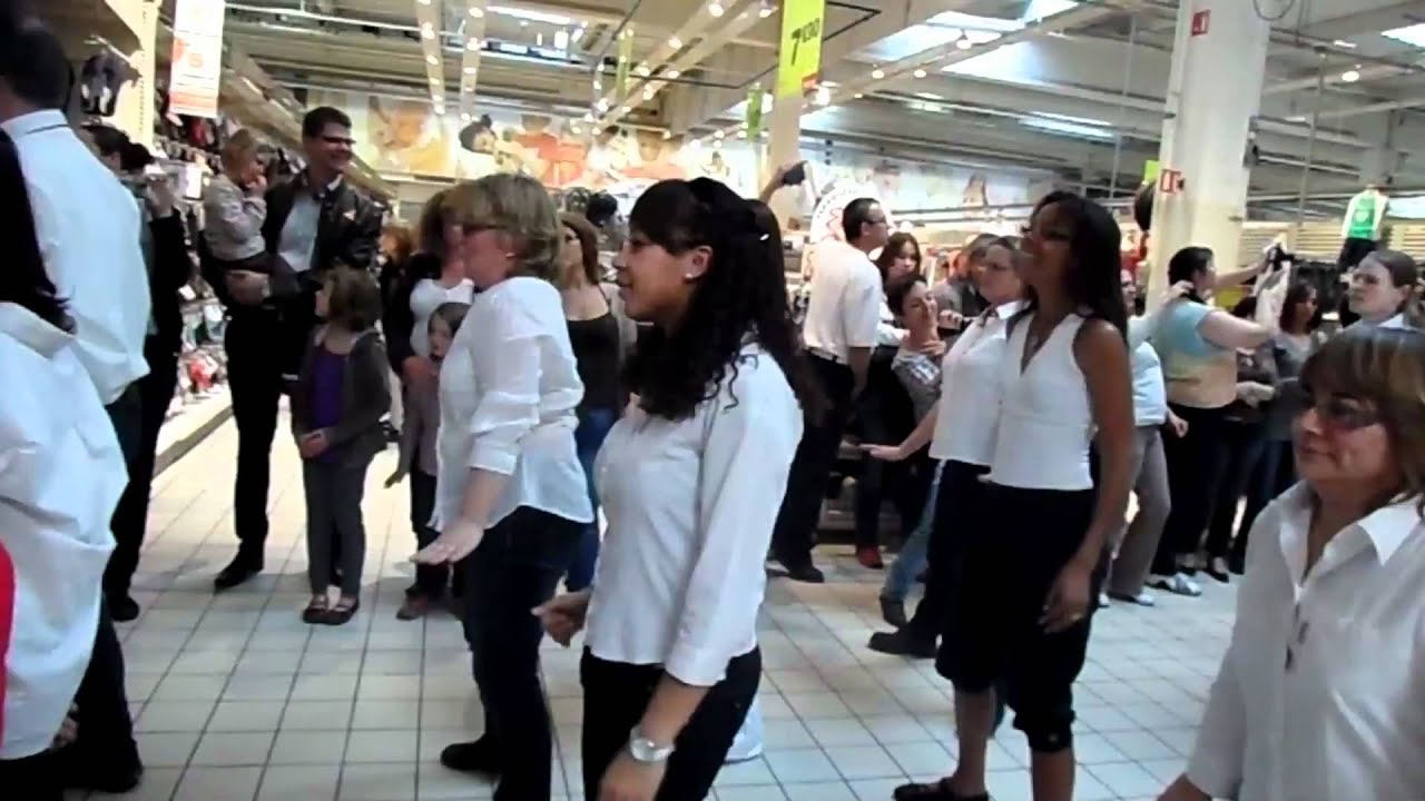 flashmob auchan buchelay