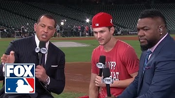 Trea Turner joins MLB on FOX crew at the desk following Game 6 win | FOX MLB