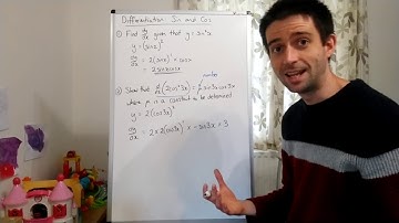How to differentiate sine squared and cos squared