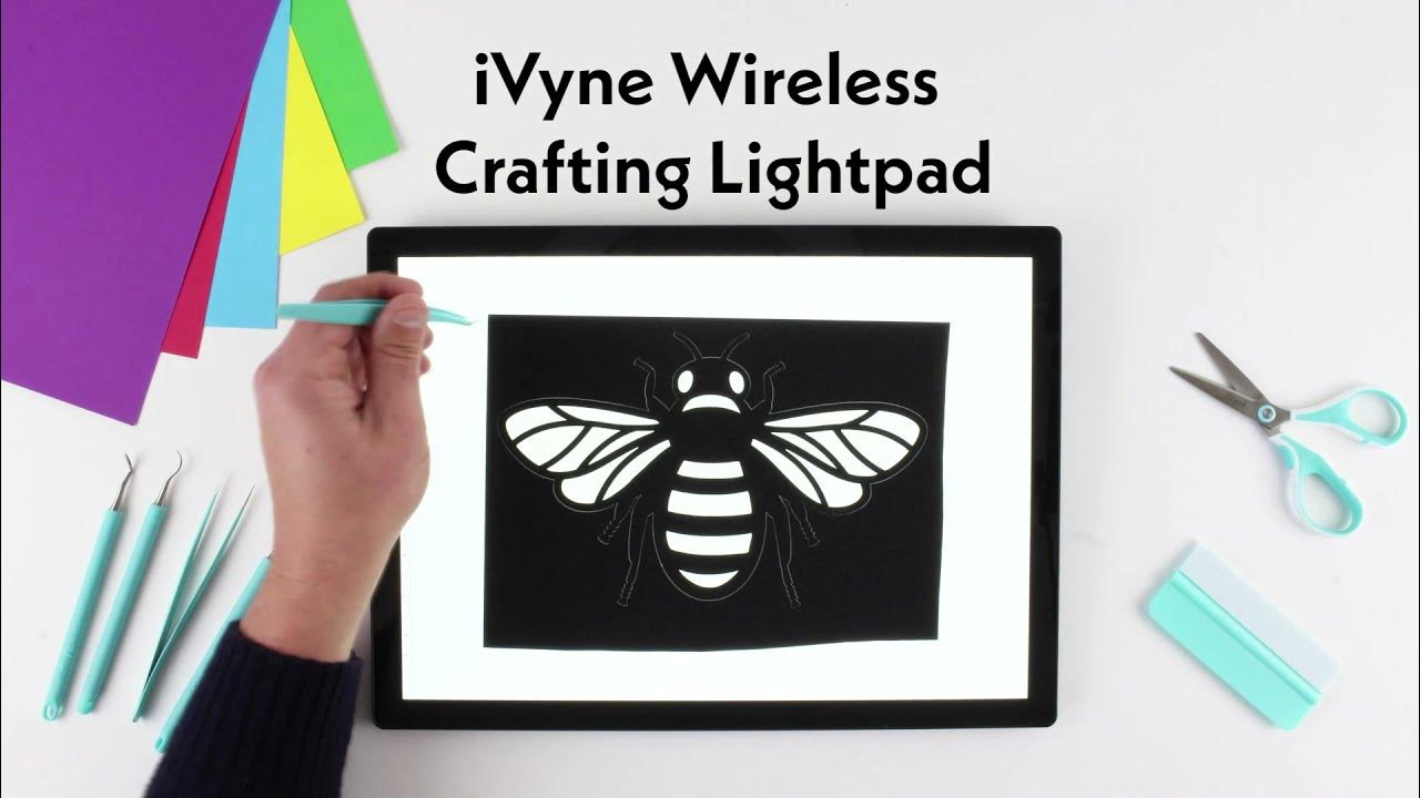 iVyne Rechargeable Led Bright Ultra-Thin Light Pad A3 Powered by