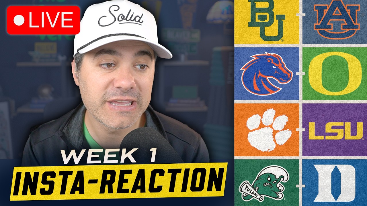 Michigan’s Miracle, Oregon’s Scare & Who Impressed Us in College Football Week 1