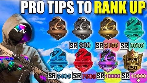 MW3 PRO TIPS ON HOW TO RANK UP FAST IN RANKED PLAY!