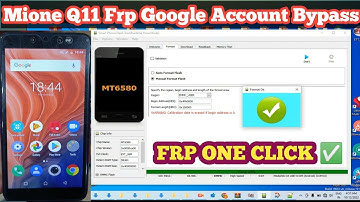 Mione Q11 frp google account bypass one click