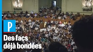 Amphis bondés à la fac : à la Sorbonne, des étudiants déjà inquiets