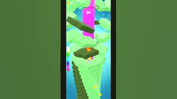 Drop Stack Ball Game Level 89 - short video - More Gaming