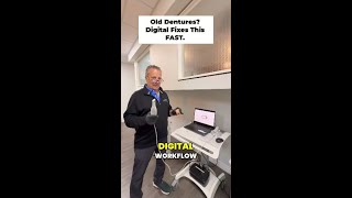 Fixing a Collapsed Bite with Digital Dentistry #shorts