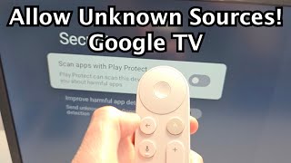 Google Tv How To Allow Unknown Sources