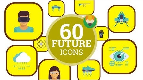 Technology Digital Concept - Flat Animated Icons and Elements (After Effects template)