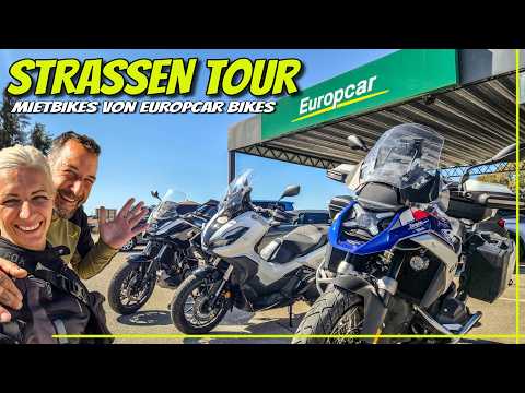 We rented motorcycles from Europcar Bikes.