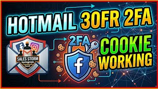 Hotmail 30fr 2fa Cookie নতুন Method Working....! #hotmail #hotmail_30fr_2fa_Cookie #facebook_id 