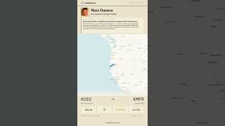 Matt Damon flies KCEC → KMFR (22m)