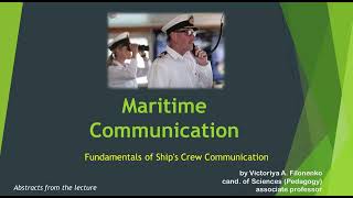 Maritime Communication