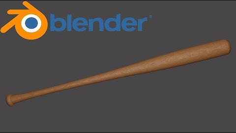 Blender | Baseball Bat 3D Modeling Timelapse