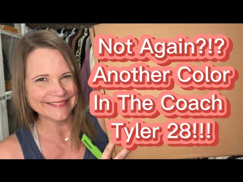 Unboxing the Coral Coach Tyler 28 PLUS the most AMAZING Strap Combos YET!!!  A Must See For SURE:)