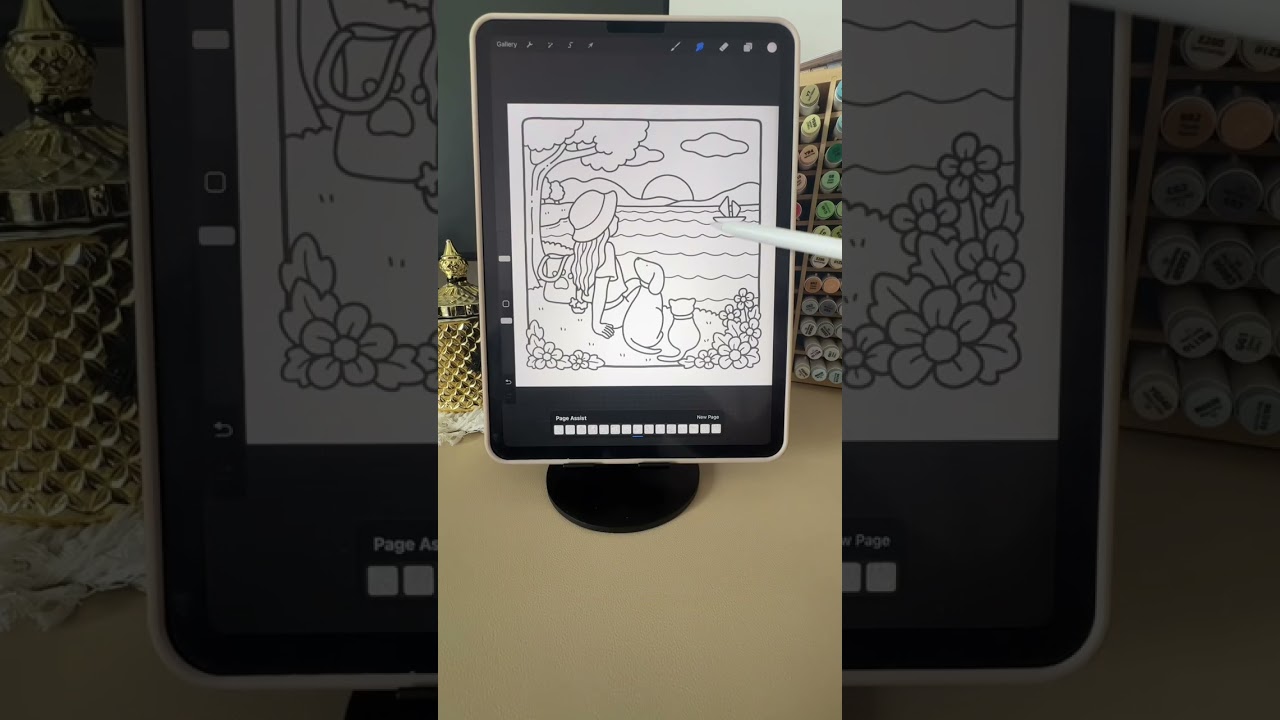 From blank lines to dreamy pastel vibes 🌸✨