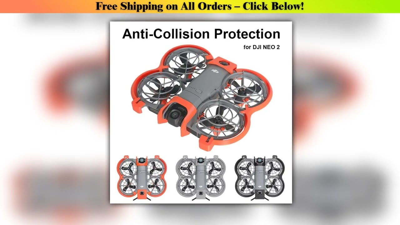 For DJI NEO 2 Drone Propeller Protector Tripod Bumper Bar Set Anti-Collision Anti-Drop Gimbal