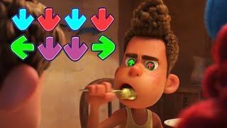 Pixar’s Luca in Friday Night Funkin Sarvente (and eating)