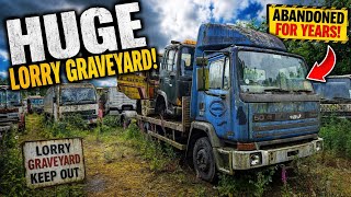 I Found a MASSIVE Abandoned Lorry Graveyard… 😱