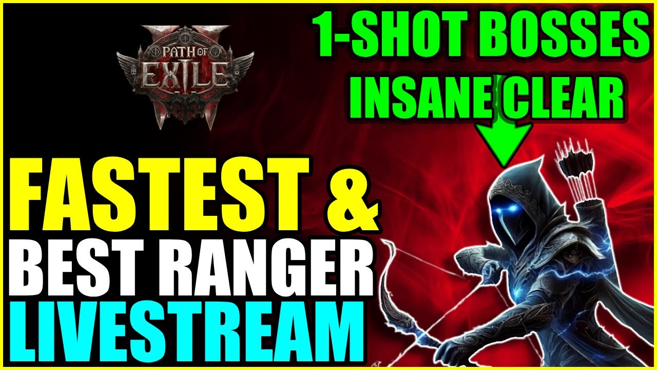 Path of Exile 2 | 34M+ DPS! 1 Shot Bosses! Best Lightning Ranger Build ...