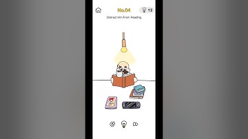 Brain Out Prank Plan Level 4 - Distract Him From Reading