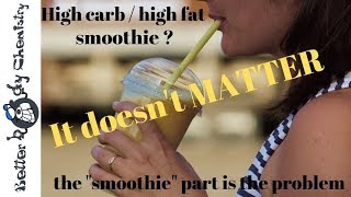 Smoothies are part of the obesity problem  - food texture matters