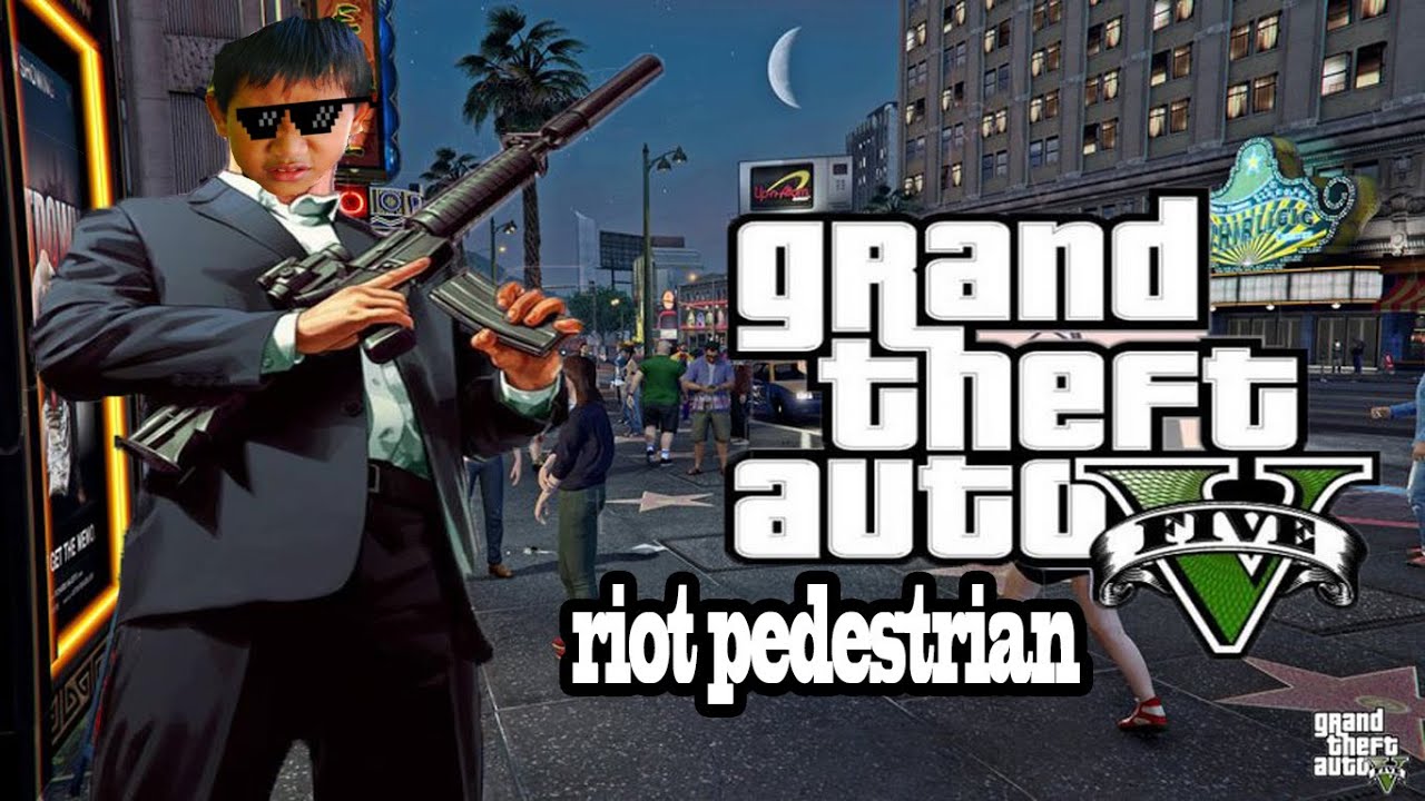 Penduduk Sangat Gila , Mod GTA V PC , Riot pedestrian . - YouTube