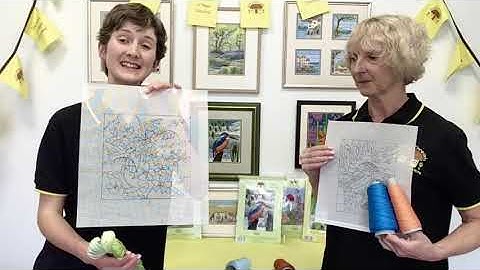 How to do long stitch by Bothy Threads