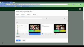 How to submit infomercial to google classroom