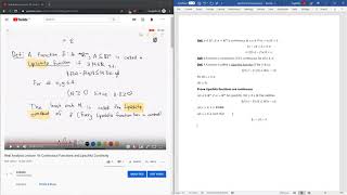 Video Response: Lipschitz functions are continuous