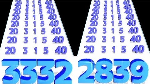 New Year 2025 Big Update  Best Satisfying Math Gameplay - Number Master Vs Number Merge Run