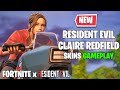 *NEW* Fortnite x Resident Evil - Claire Redfield Skin Gameplay