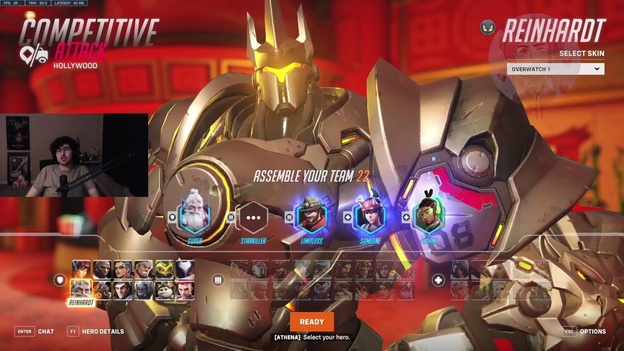 21K DMG! SUPER REINHARDT OVERWATCH 2 GAMEPLAY SEASON 10