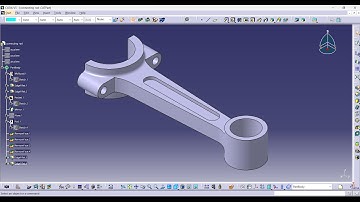 Catia V5 Tutorial: Designing a Connecting Rod - Step-by-Step Guide
