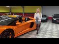 Lamborghini Aventador Roadster - orange